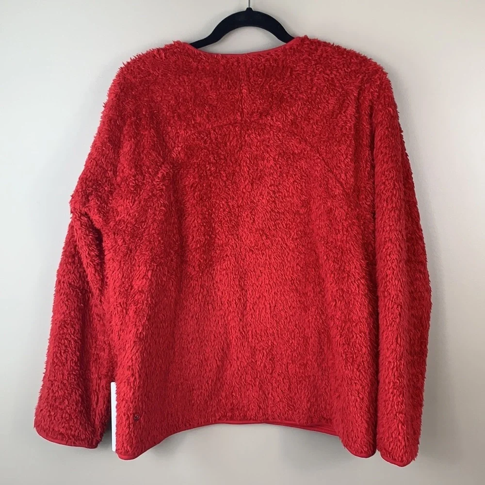 NWT Lululemon Red Oh So Sherpa Full Zip jacket 10